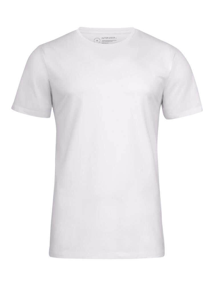 Cutter & Buck Manzanita Roundneck T-shirt Herre i fargen White