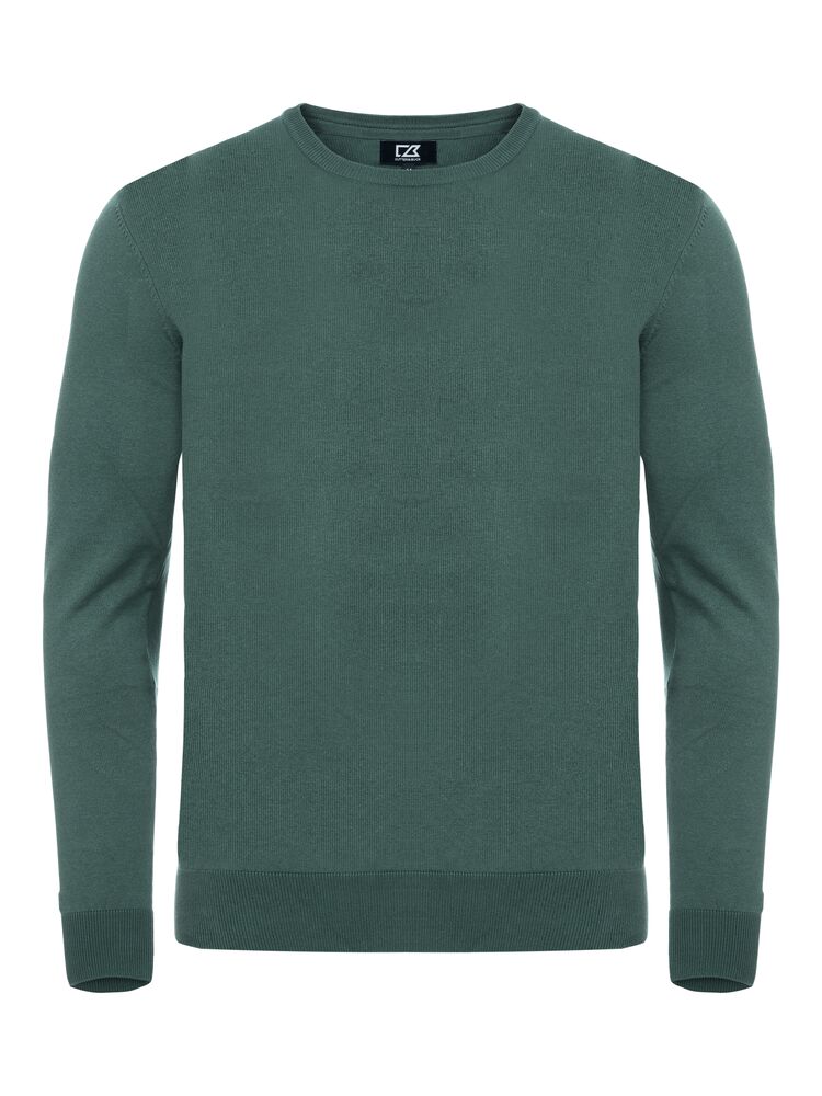 Cutter & Buck Oakville Crewneck Herre i fargen Dark Mocca