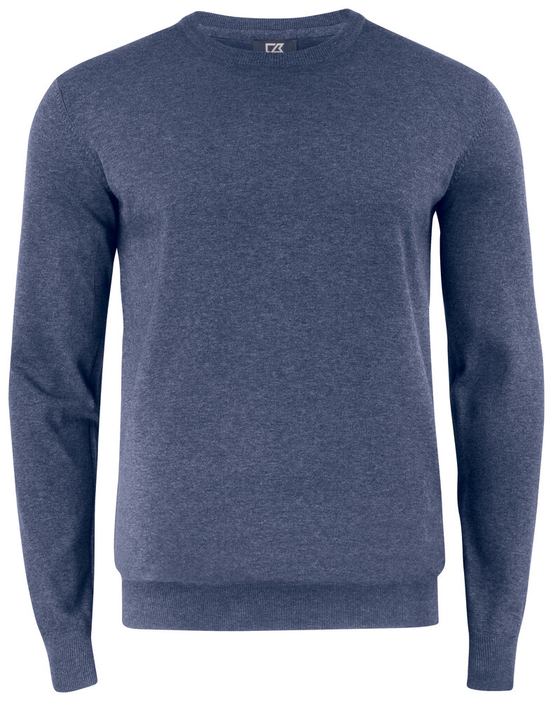 Cutter & Buck Oakville Crewneck Herre i fargen Dark Mocca