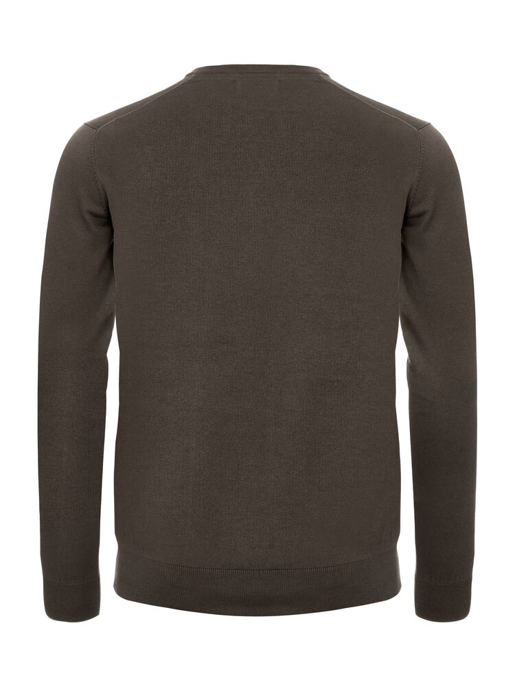 Cutter & Buck Oakville Crewneck Herre i fargen Dark Mocca