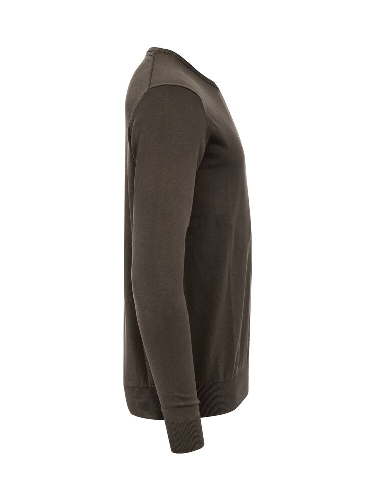 Cutter & Buck Oakville Crewneck Herre i fargen Dark Mocca