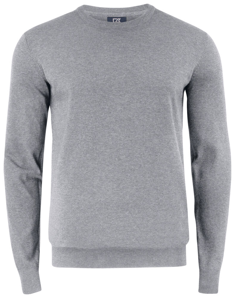 Cutter & Buck Oakville Crewneck Herre i fargen Dark Mocca