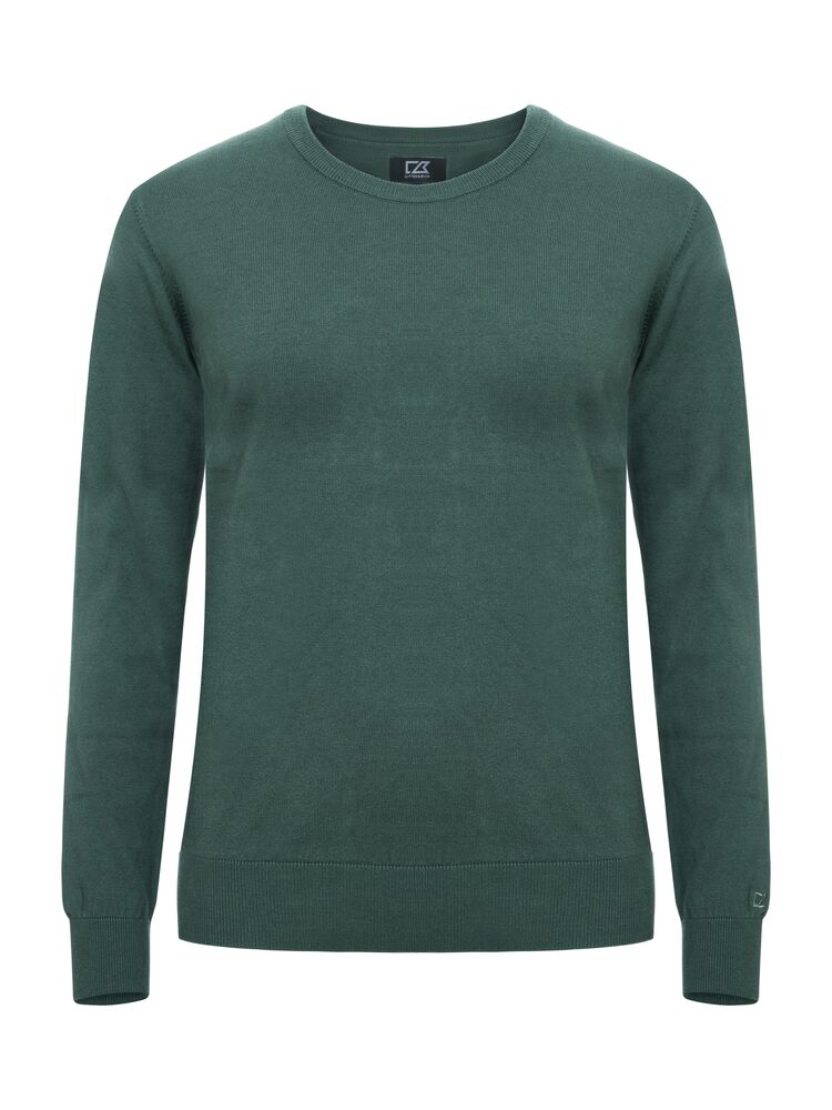 Cutter & Buck Oakville Crewneck Dame i fargen Dark Mocca