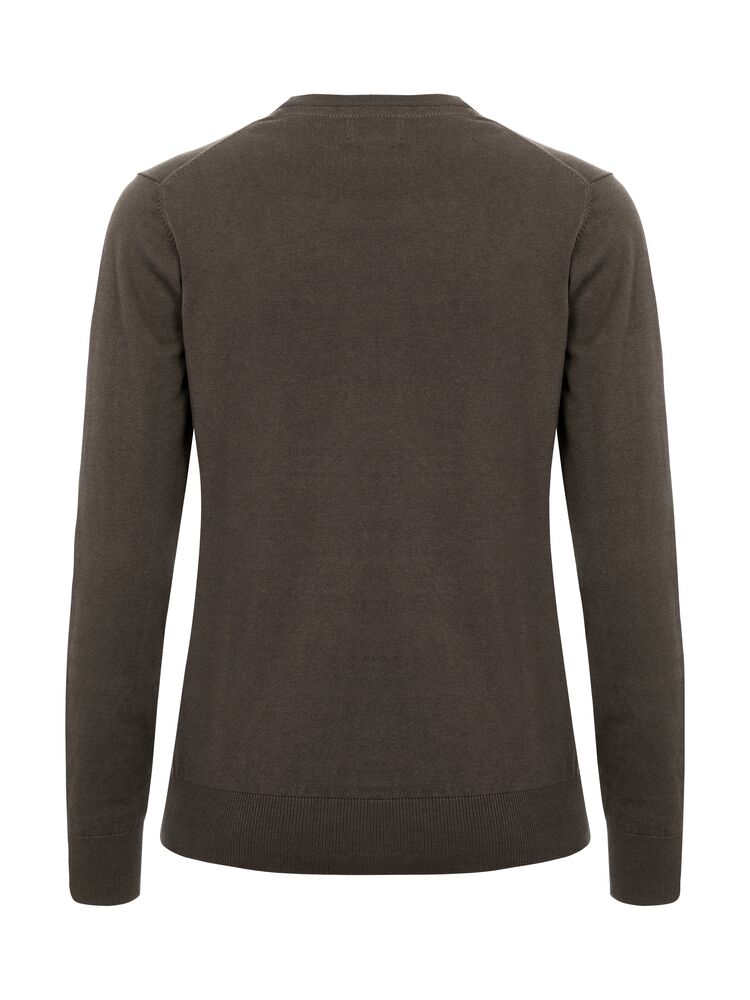 Cutter & Buck Oakville Crewneck Dame i fargen Dark Mocca