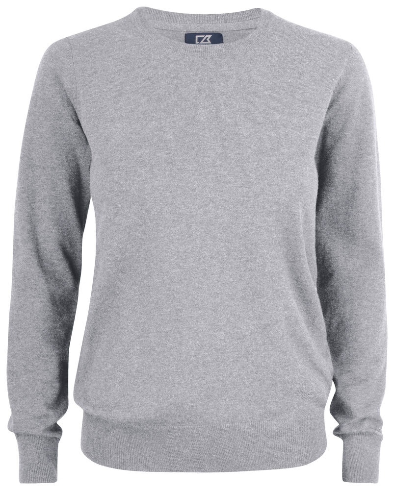Cutter & Buck Oakville Crewneck Dame i fargen Dark Mocca