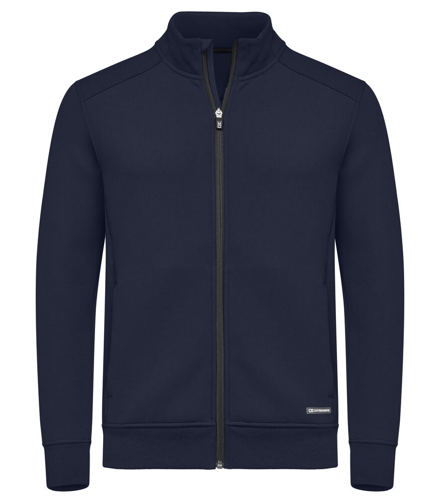 Cutter & Buck Pemberton Cardigan FZ Herre i fargen Ensign Blue