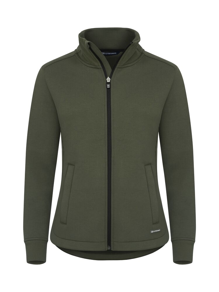 Cutter & Buck Pemberton Cardigan FZ Dame i fargen Ensign Blue