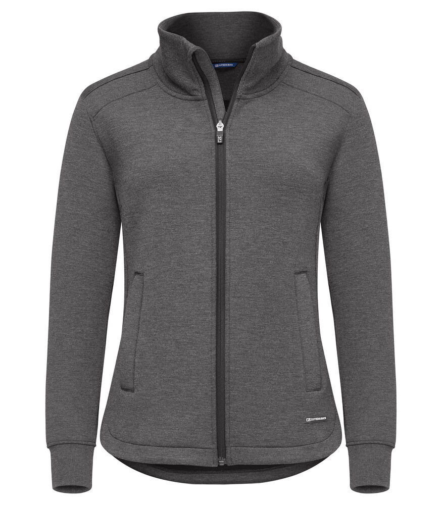 Cutter & Buck Pemberton Cardigan FZ Dame i fargen Ensign Blue