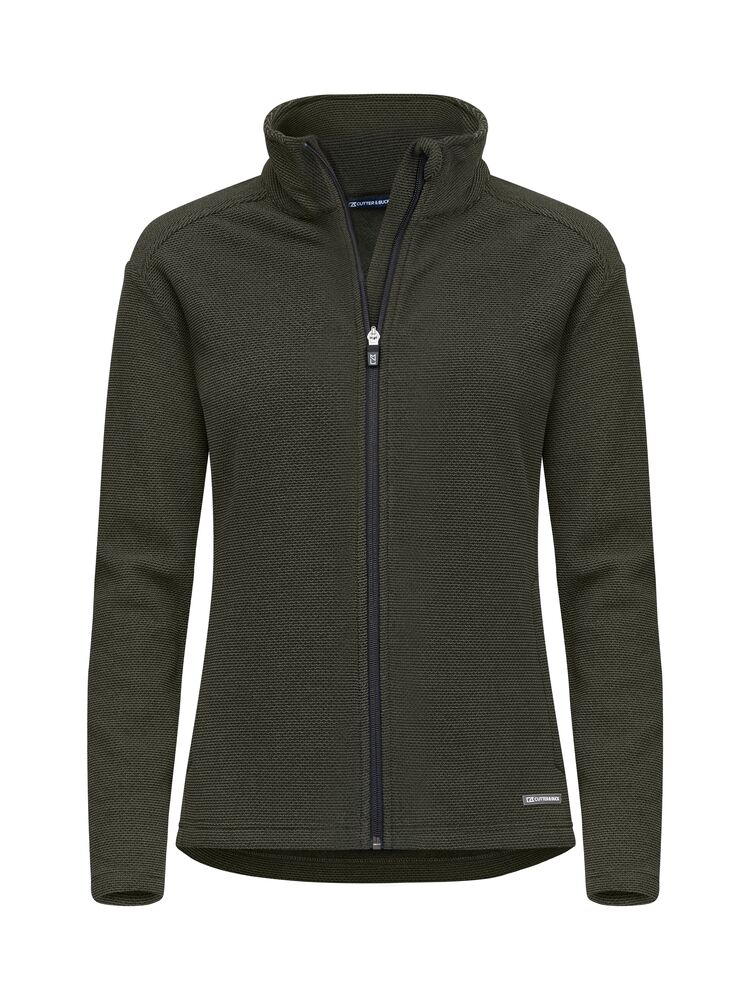 Cutter & Buck Hunts Point Fleece Full Zip Dame i fargen Ivy Green