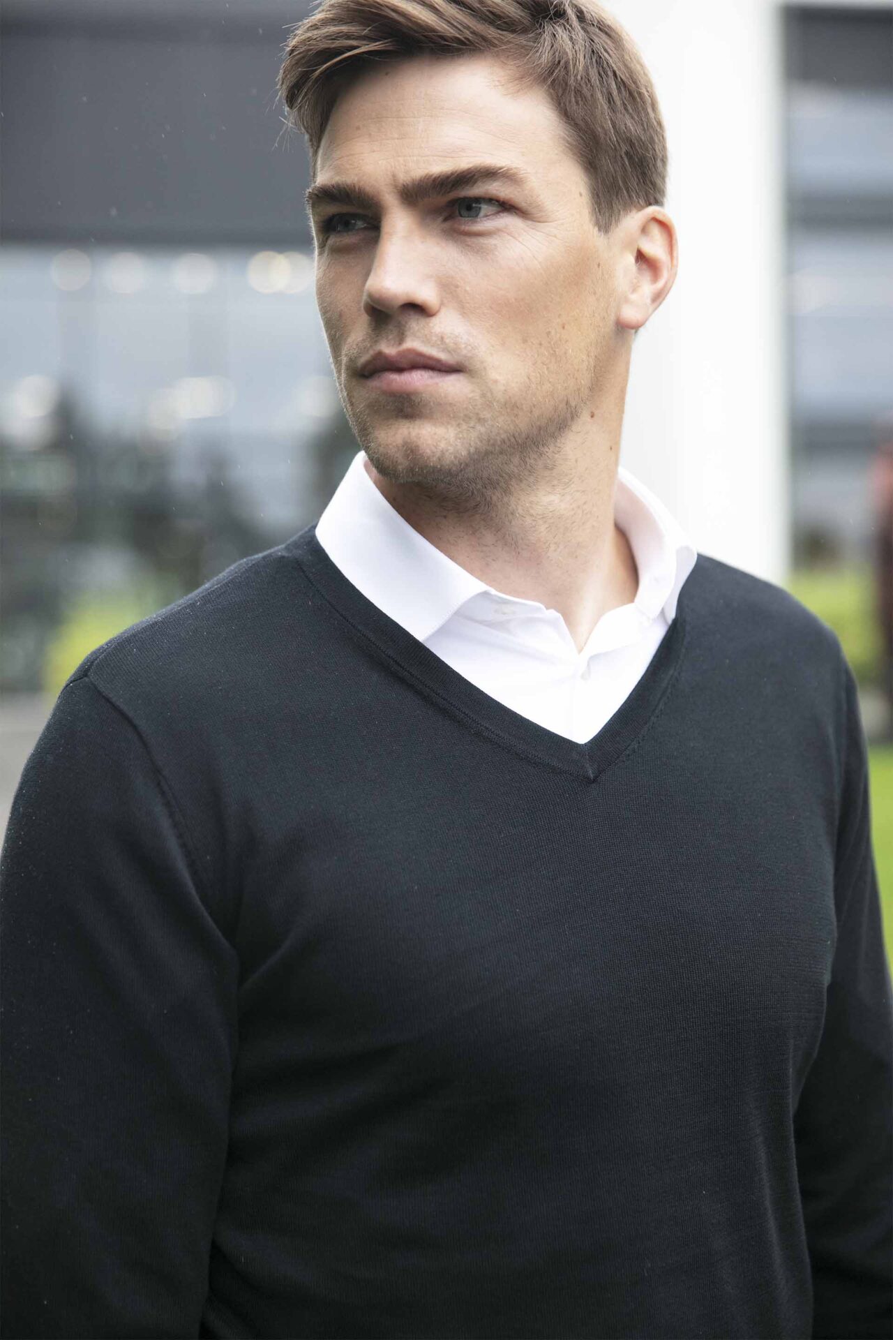 Pima Cotton V-Neck